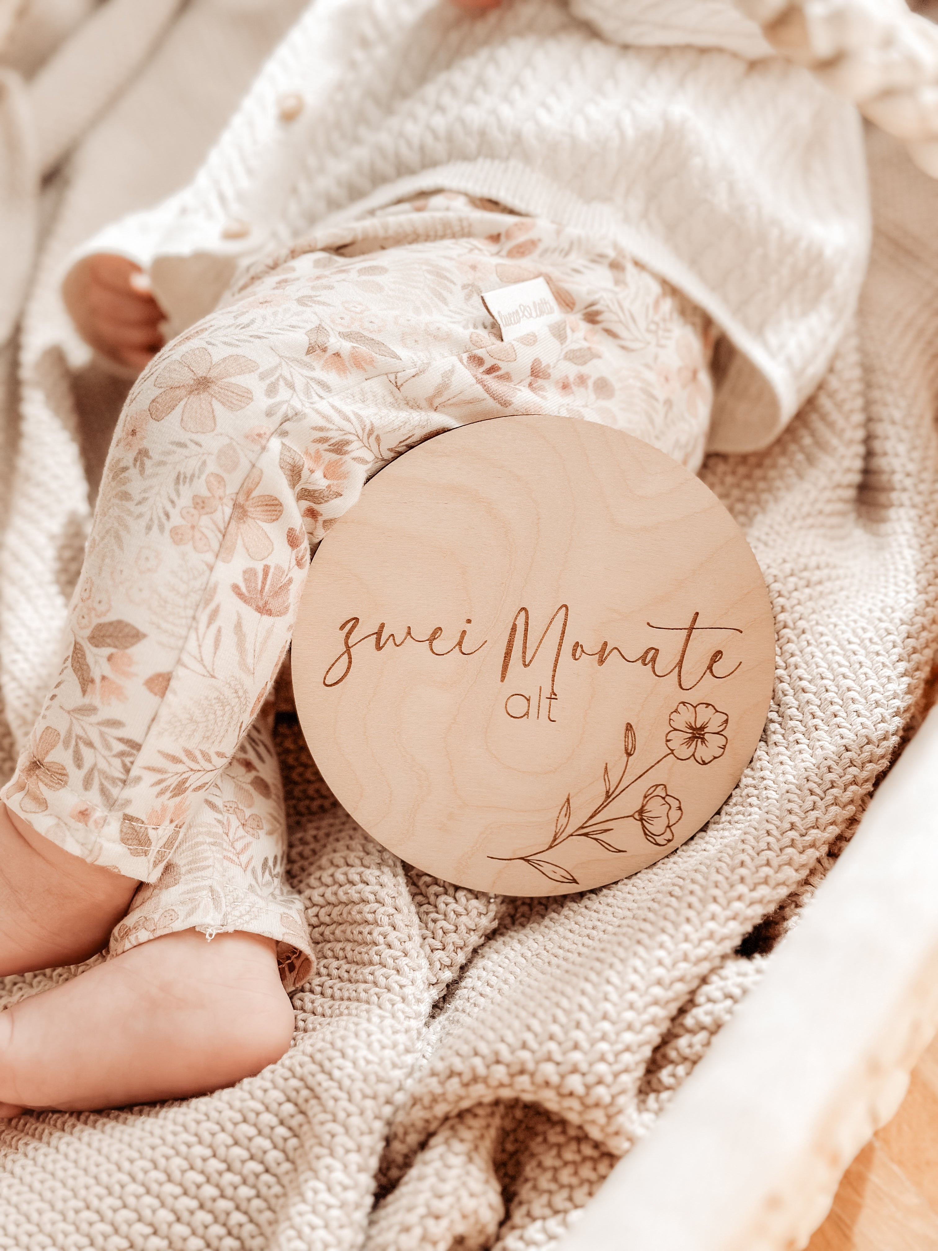 12 Meilensteinkarten - Babys erstes Jahr - BohoWildflowerVibes