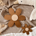 3 Holzblumen Nussbraun, Birke - BohoWildflowerVibes