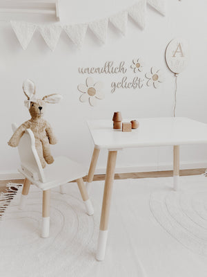 3 Holzblumen - graviert - BohoWildflowerVibes