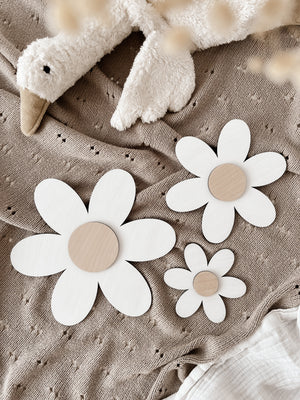 Holzblumen - weiß, Birke - BohoWildflowerVibes