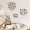 3 Tauben im Set, Wanddekoration für Kinderzimmer und Babyzimmer, minimalistisch - BohoWildflowerVibes