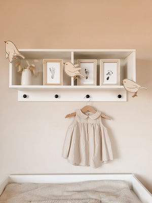 3 Vögel aus Holz - BohoWildflowerVibes