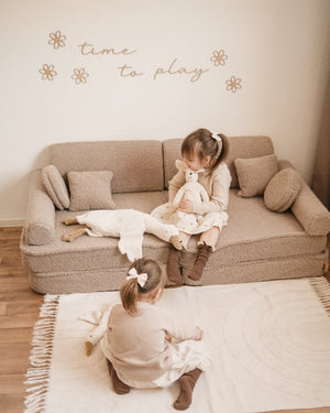 time to play Holzschriftzug - Spielerische Wanddeko fürs Kinderzimmer und Spielecke