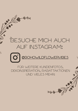 5 Holzblumen - BohoWildflowerVibes