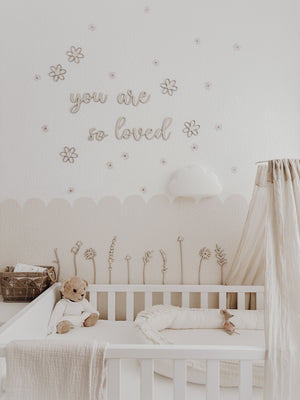 5 Holzblumen - BohoWildflowerVibes