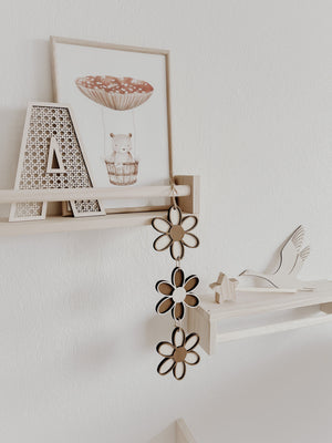Blumenkette zum aufhängen, Dekoration für das Kinderzimmer und Babyzimmer - BohoWildflowerVibes