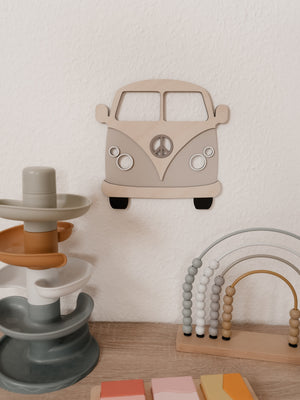 Bus aus Holz - Beige Birke