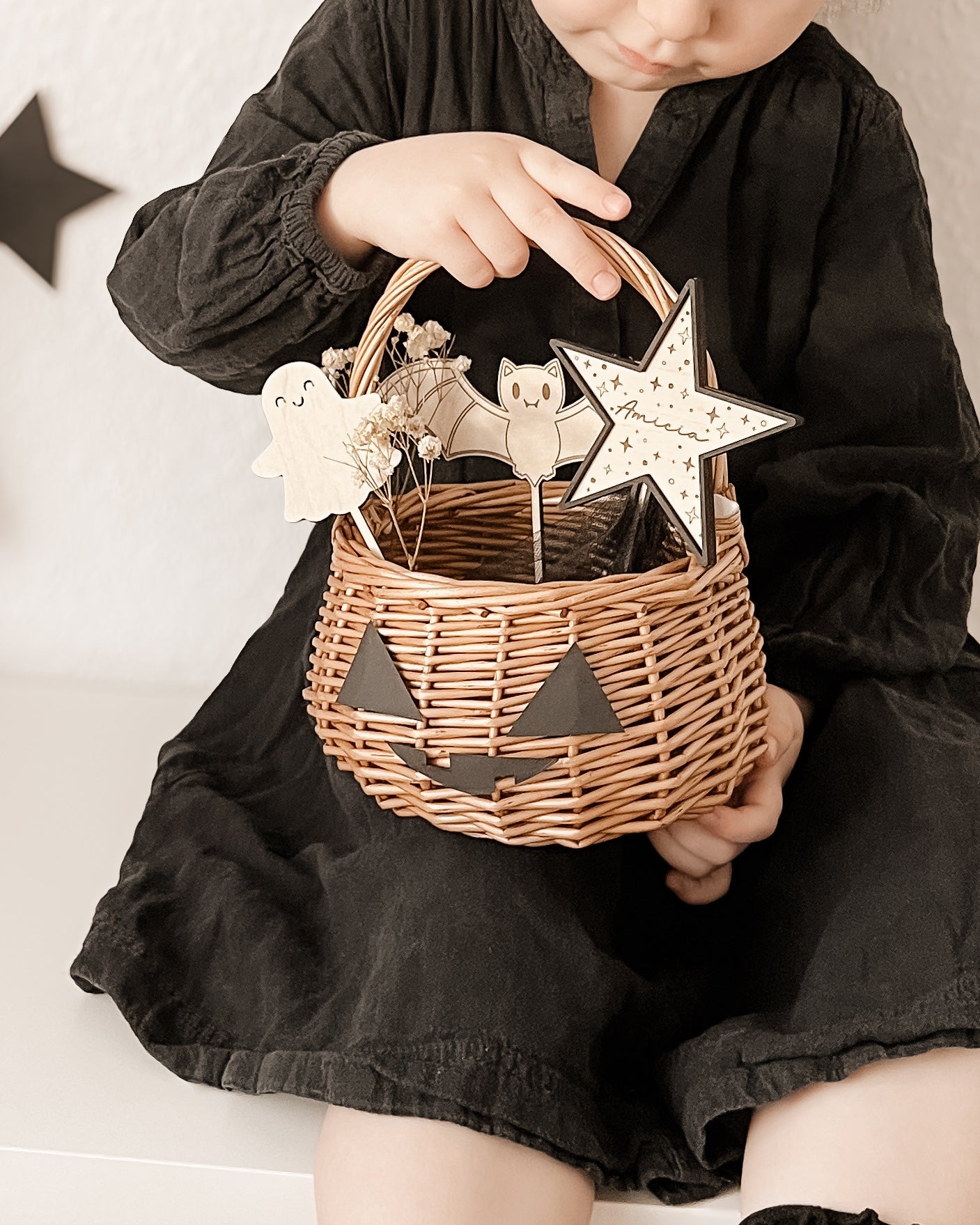 Halloween Muffintopper/Caketopper - Geist Fledermaus