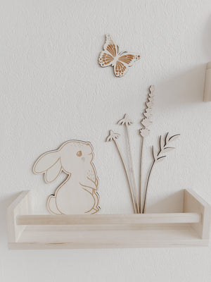 Hase aus Holz - BohoWildflowerVibes