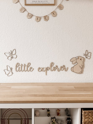 Hase mit Blümchen - BohoWildflowerVibes