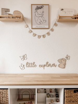 Hase mit Blümchen - BohoWildflowerVibes