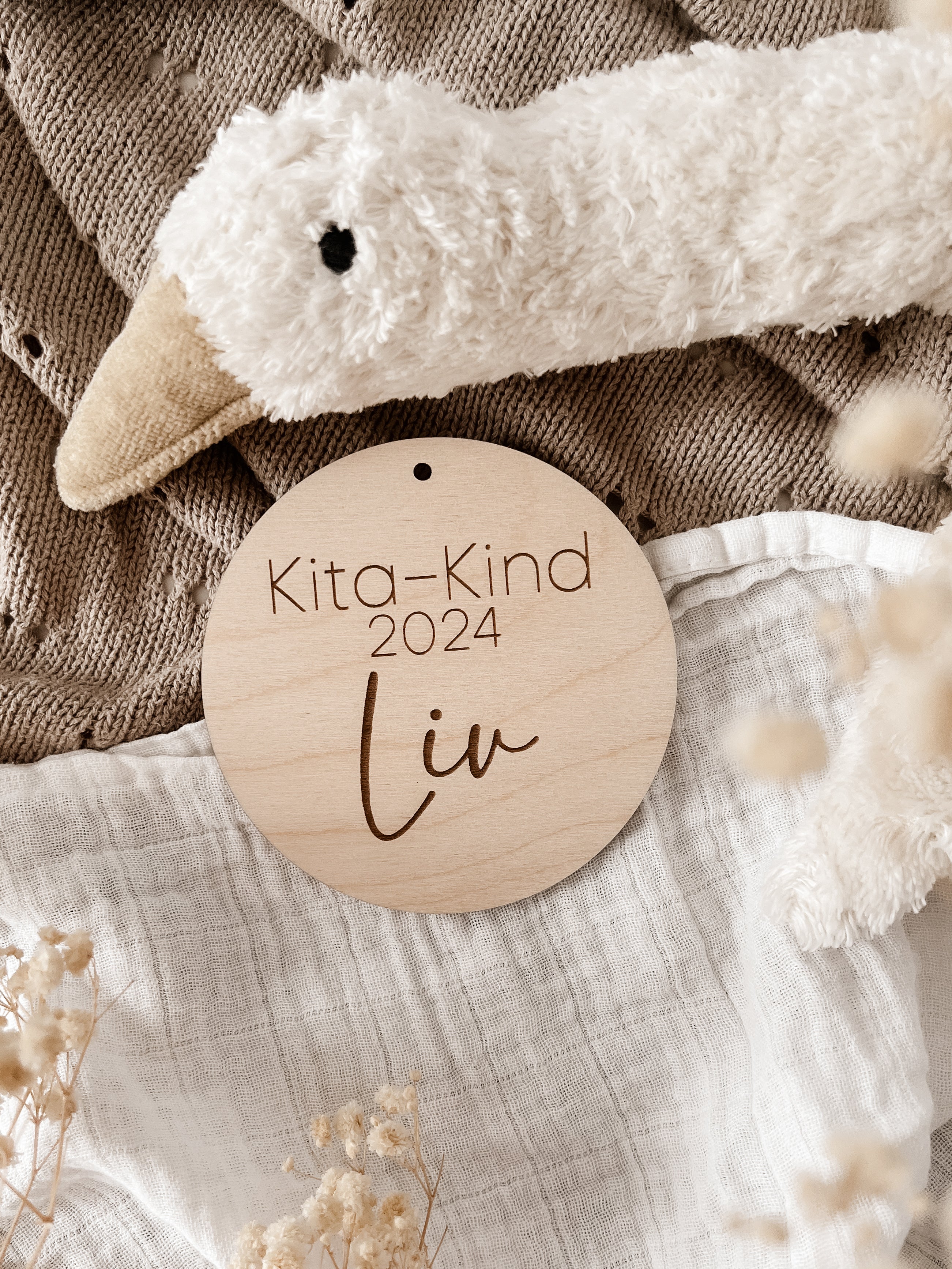 Kita-Kind Anhänger personalisiert
