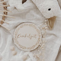 Kuschelzeit Meilensteinkarte Baby, Babys erstes Jahr - BohoWildflowerVibes