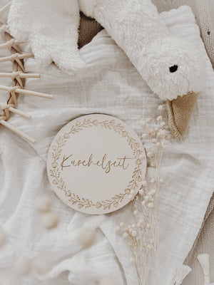 Kuschelzeit Meilensteinkarte Baby, Babys erstes Jahr - BohoWildflowerVibes