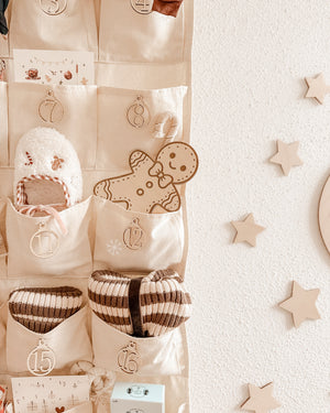 Lebkuchenmann Plätzchen aus Holz - Birke graviert