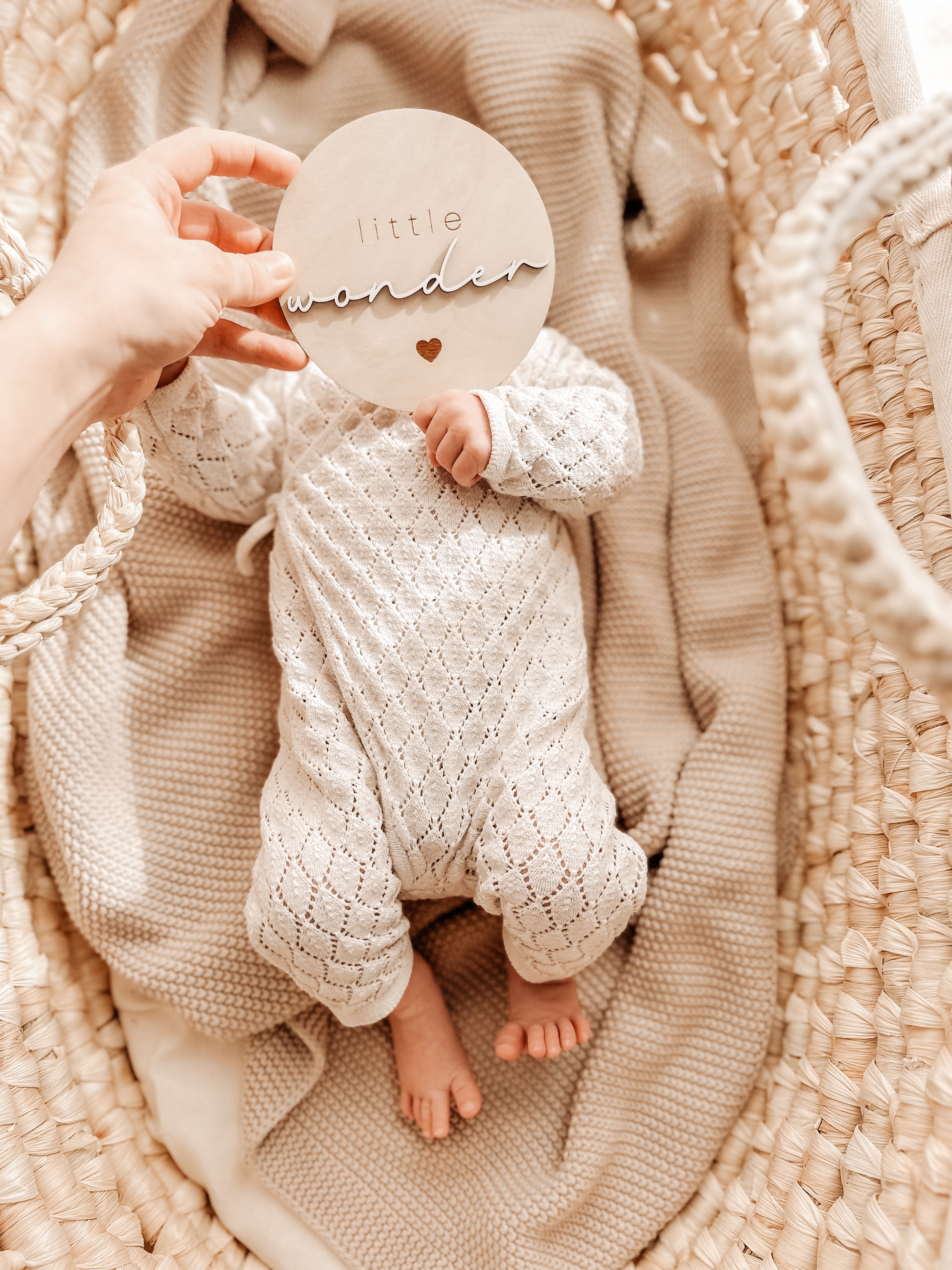 Meilensteinkarte - little wonder - BohoWildflowerVibes