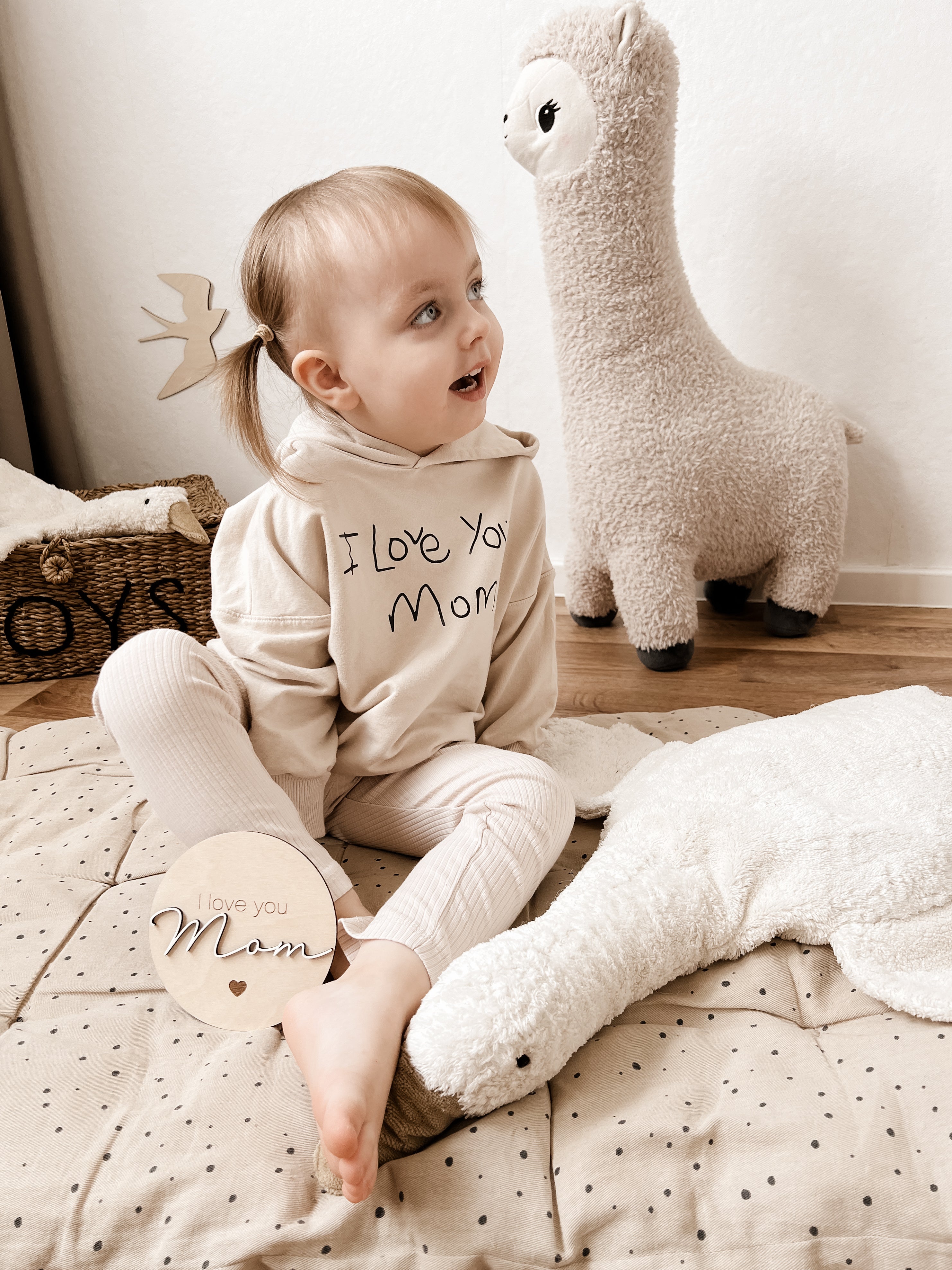 Meilensteinkarte - I love you Mom