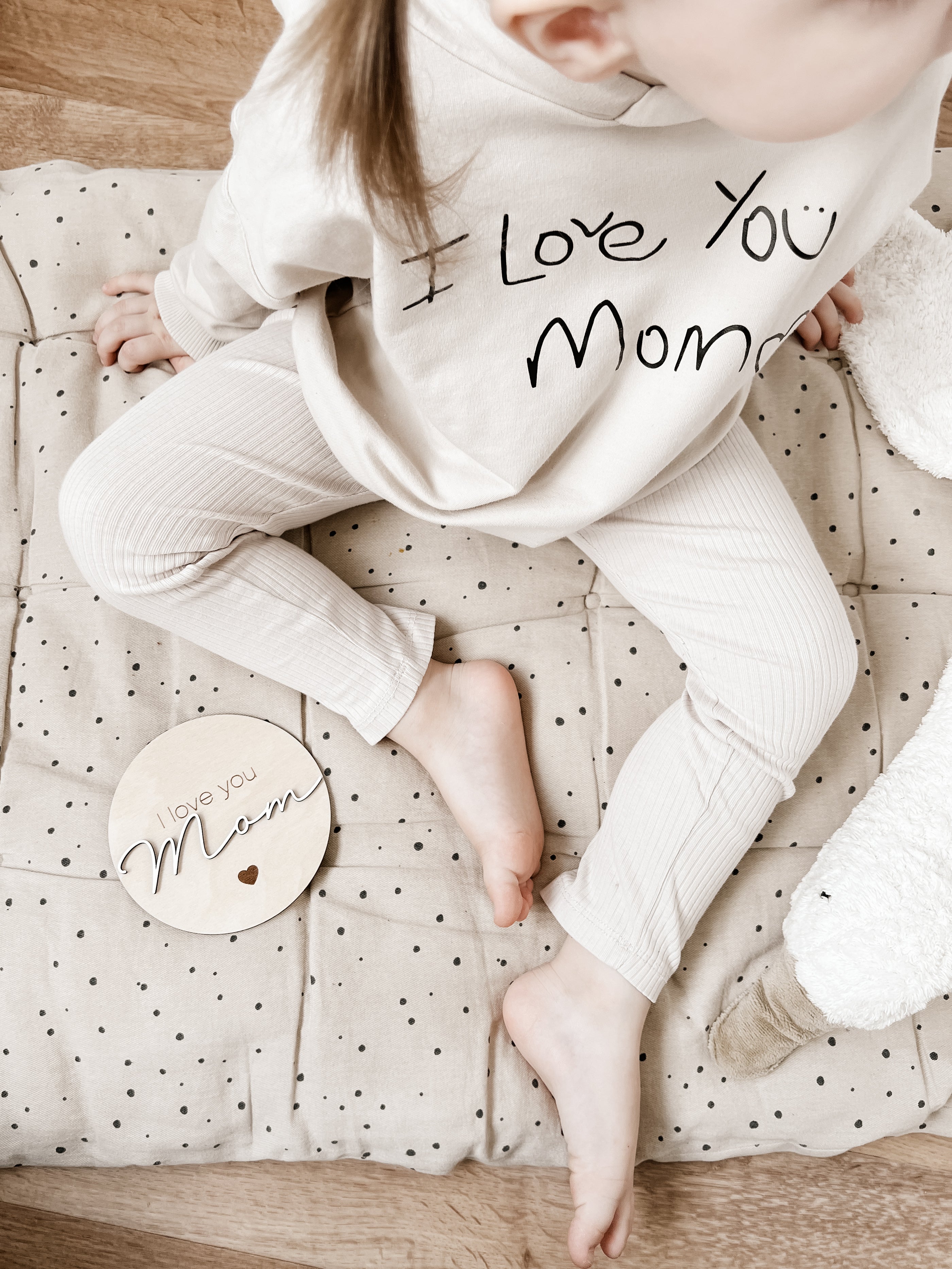 Meilensteinkarte - I love you Mom