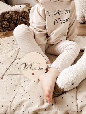 Meilensteinkarte - I love you Mom