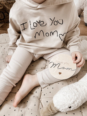 Meilensteinkarte - I love you Mom