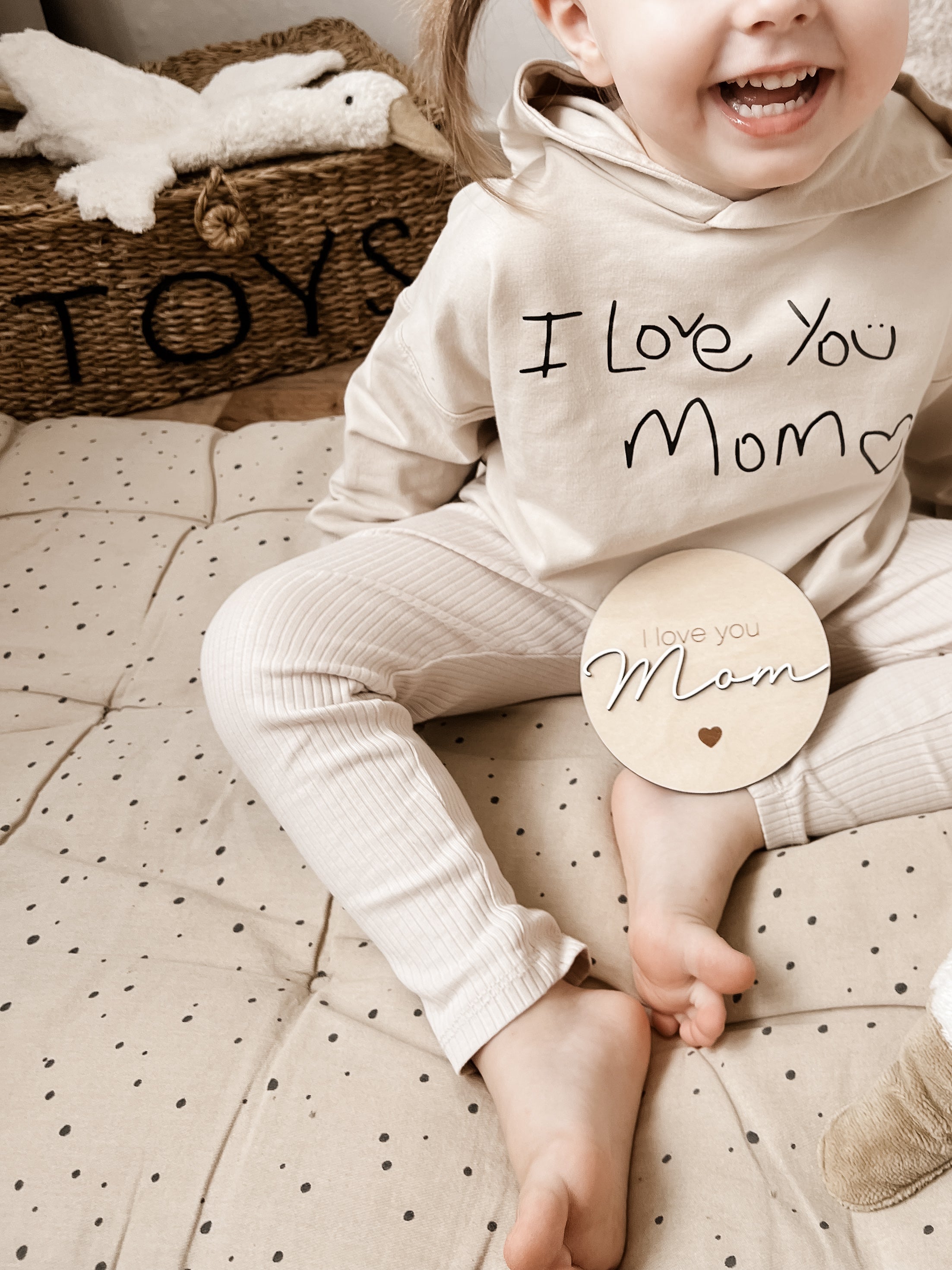 Meilensteinkarte - I love you Mom