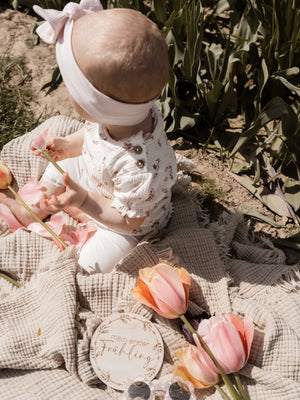 Meilensteinkarte - mein erster Frühling