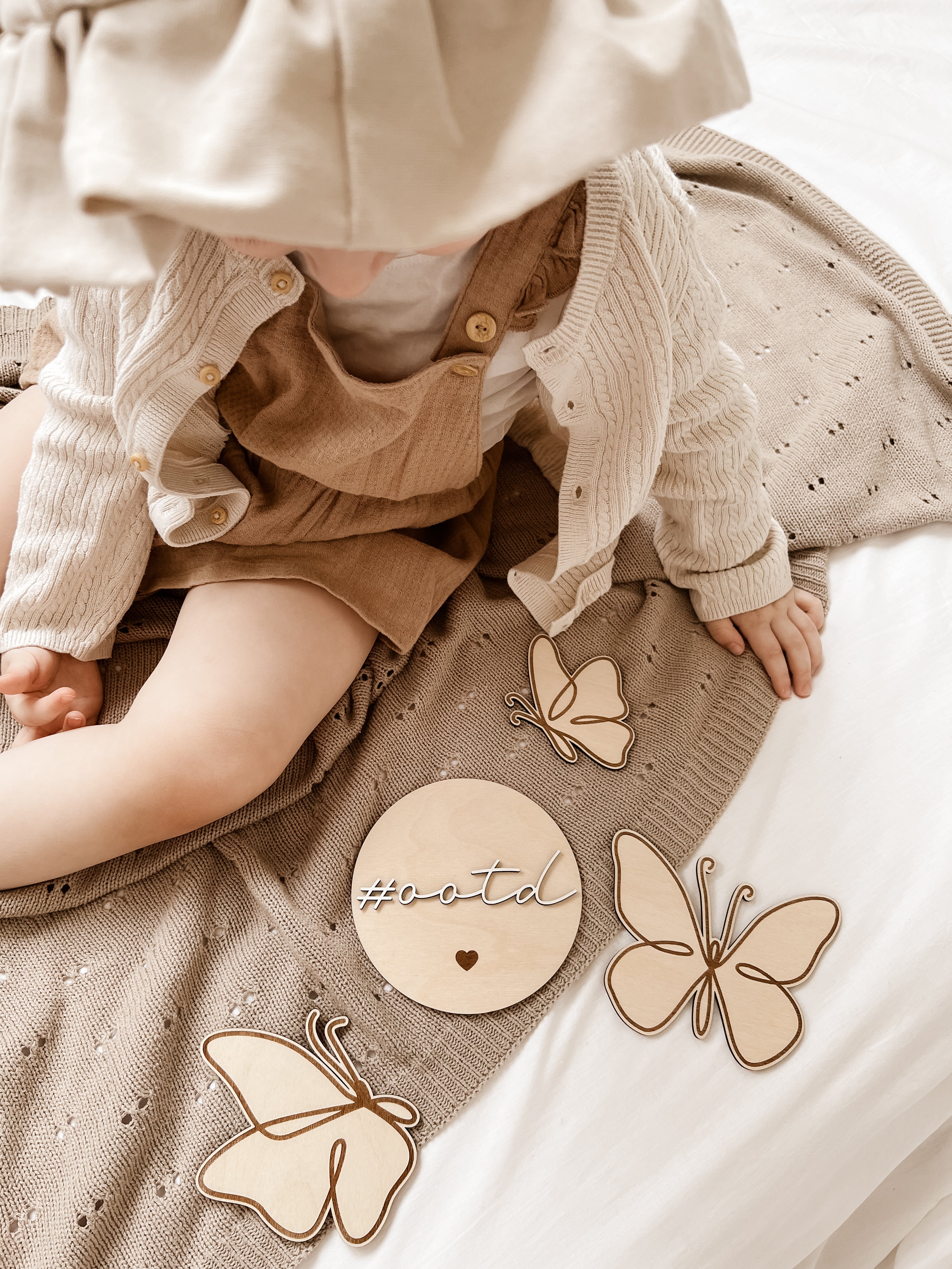 Meilensteinkarte - #ootd, Outfit of the day - BohoWildflowerVibes