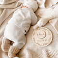 Meilensteinkarten - Baby erstes Jahr mit Einlegescheiben - BohoWildflowerVibes