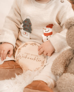 Mein Erstes Weihnachten Holztafel