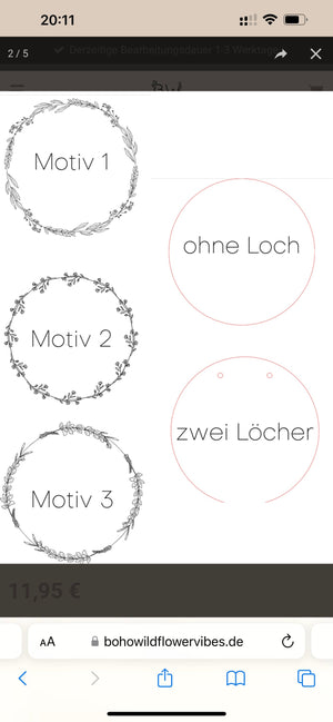 Namenstafel aus Holz in verschiedenen Variationen mit Schmetterling - BohoWildflowerVibes