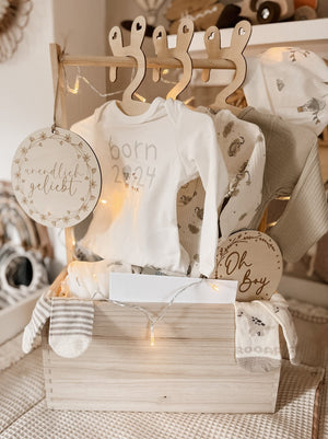 Oh Boy Meilensteintafel aus Holz