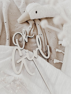 Caketopper - Oh Girl - BohoWildflowerVibes