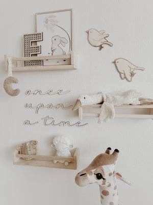 Schriftzug - once upon a time - BohoWildflowerVibes