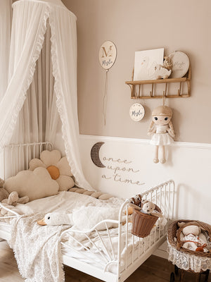 Schriftzug - once upon a time - BohoWildflowerVibes