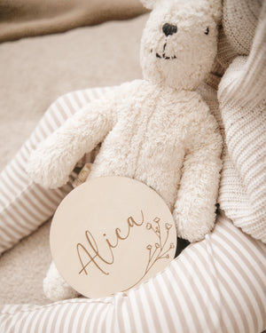 Personalisierte Holztafel mit Namen - fürs Kinderzimmer