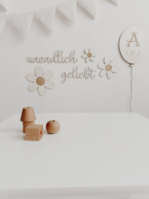 Personalisierter Ballon aus Holz - BohoWildflowerVibes