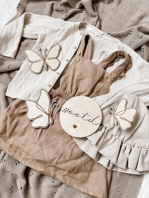 Schmetterlinge aus Holz - graviert - BohoWildflowerVibes