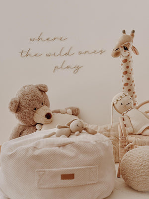 Schriftzug- where the wild ones play - BohoWildflowerVibes