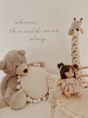 Schriftzug- where the wild ones play - BohoWildflowerVibes