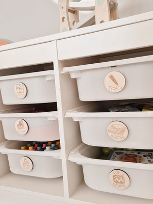 Trofast Schilder aus Holz 12er - BohoWildflowerVibes