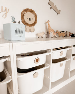 Trofast Schilder aus Holz 6er