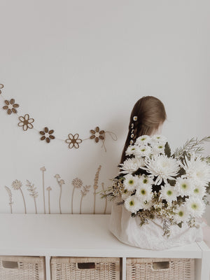 Wildblumen aus Holz - BohoWildflowerVibes