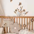 Wildblumen aus Holz - Nussbraun - BohoWildflowerVibes