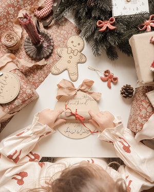 Wunschzettel Tafel personalisiert aus Holz