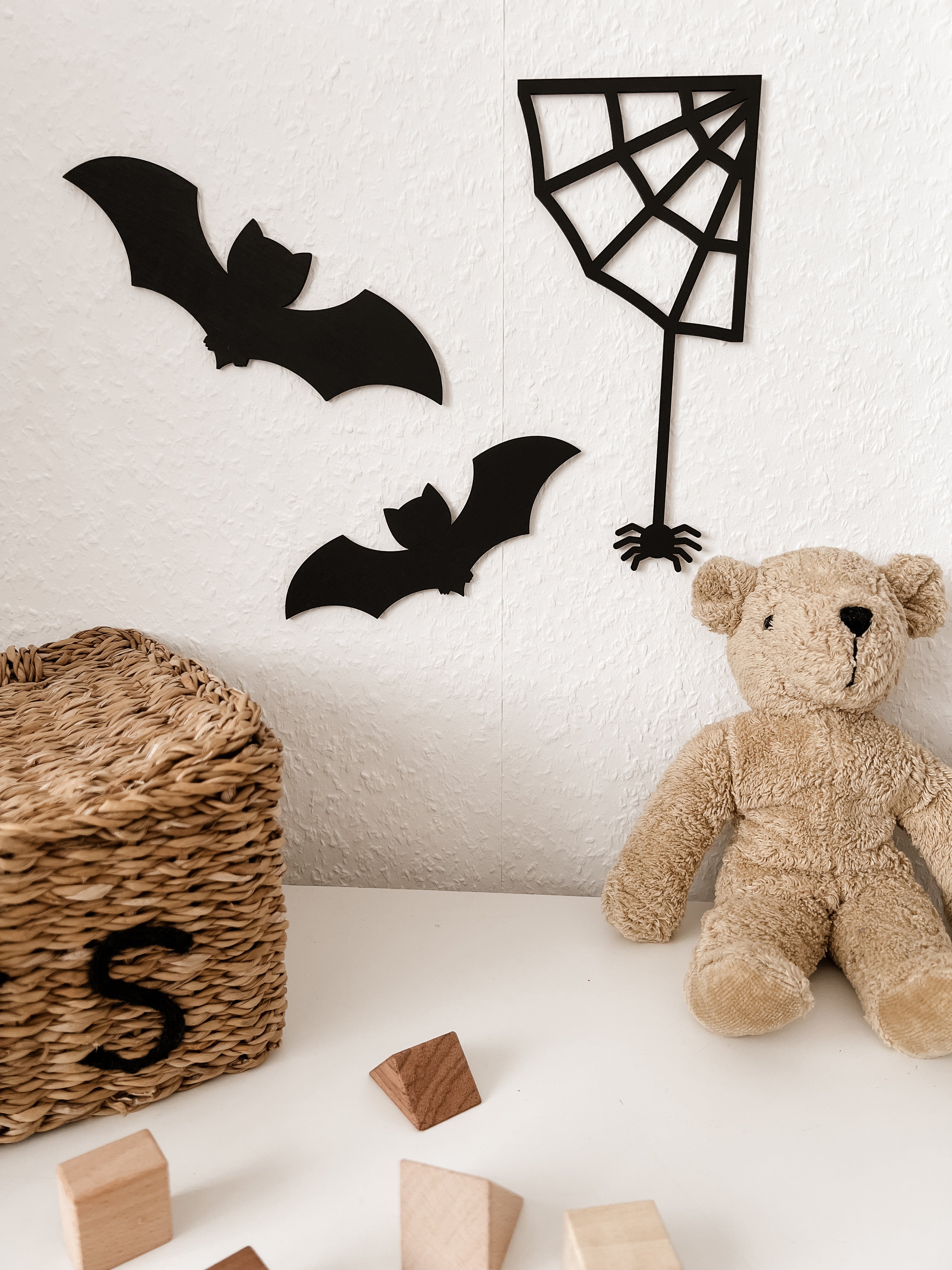 Fledermäuse Birke Nussbraun Schwarz