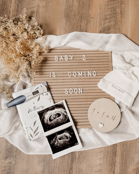 1 + 1 = 3 4 5 Wir bekommen ein Baby