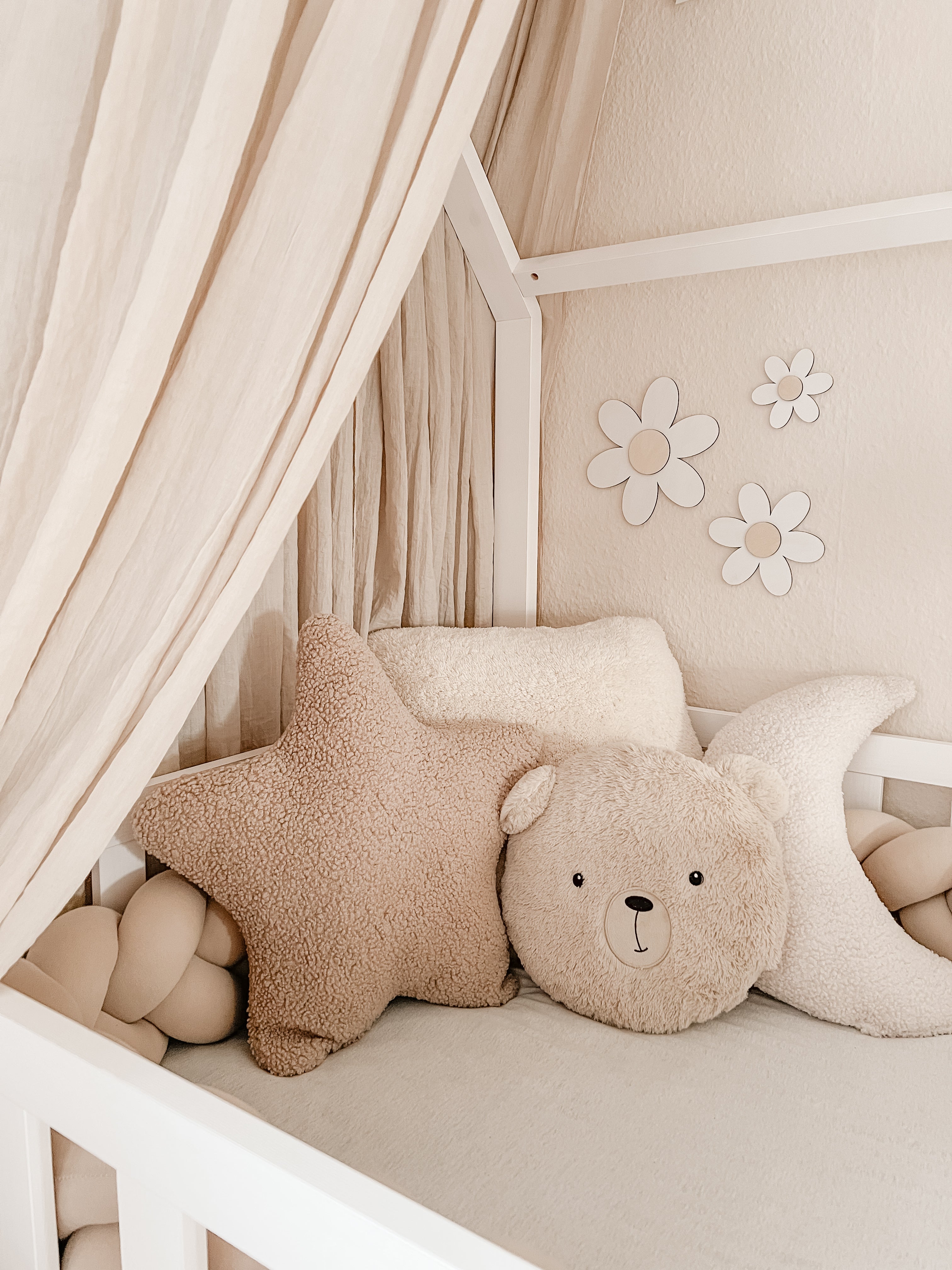 Holzblumen - weiß, Birke - BohoWildflowerVibes