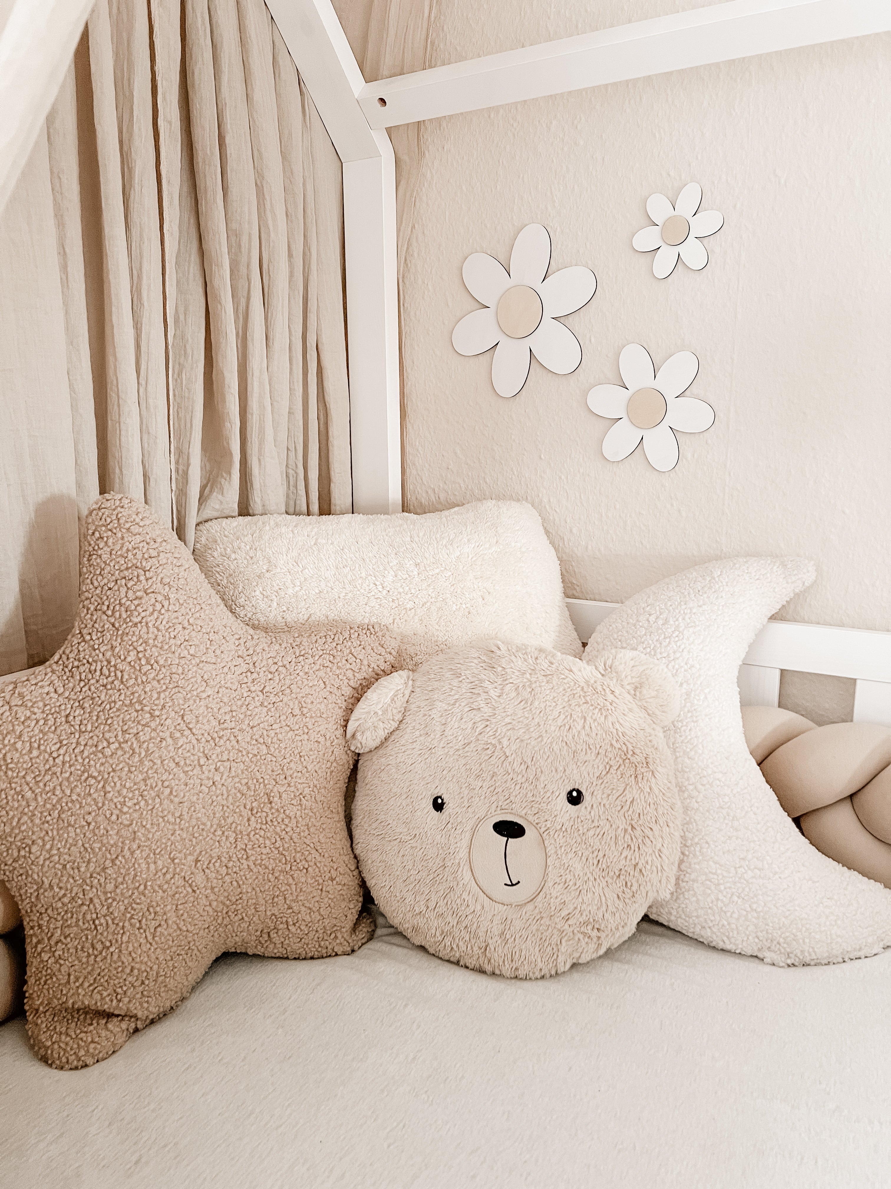 Holzblumen - weiß, Birke - BohoWildflowerVibes