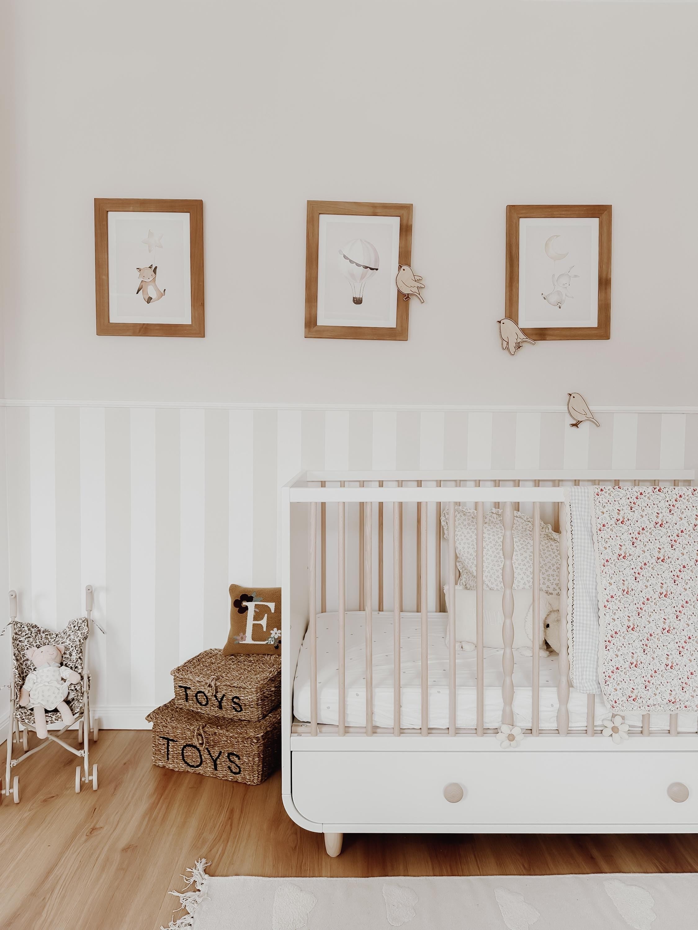 3 Vögel aus Holz - BohoWildflowerVibes