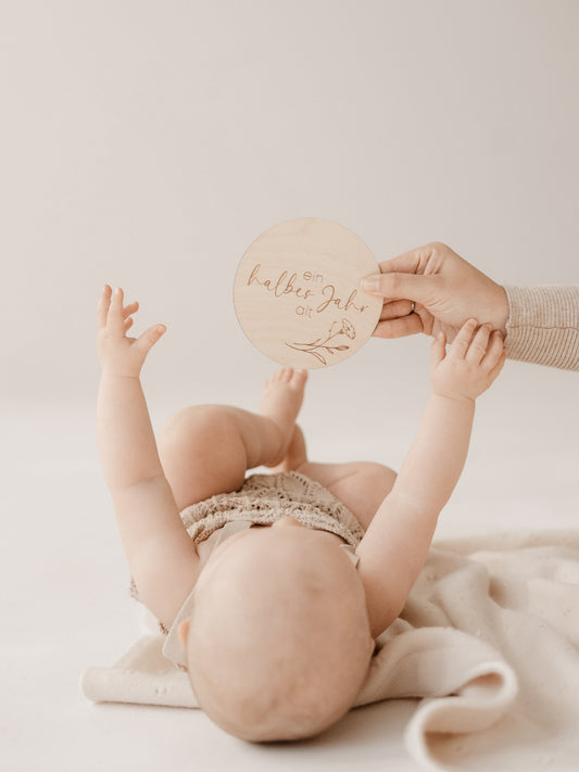 12 Meilensteinkarten - Babys erstes Jahr